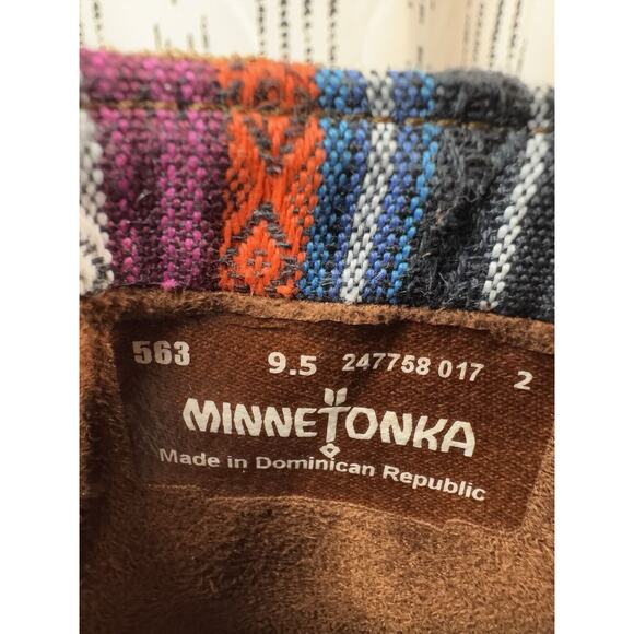 Minnetonka Womens Dixon Suede Boots 9.5 Brown Rodeo Cowgirl Country Western Boho - Picture 3 of 14